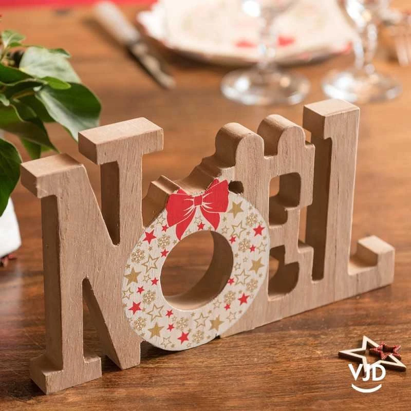 Décoration Lettres Noël 24 Cm 3 Décoration Lettres Noël 24 Cm