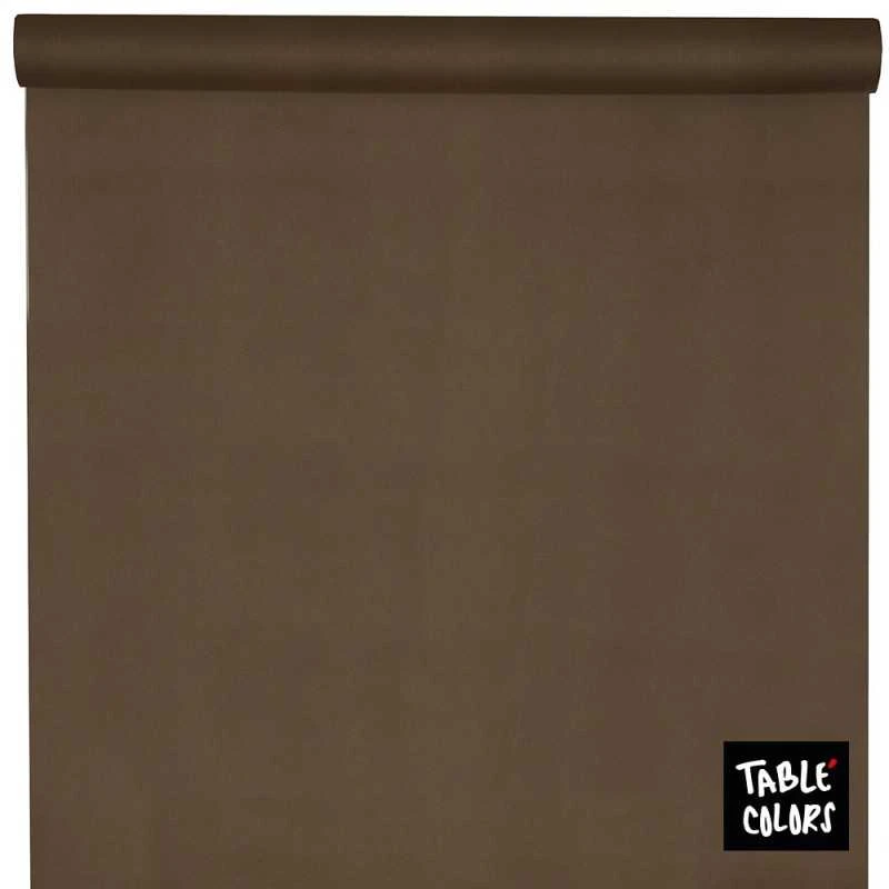 Nappe Non Tissée Prestige Chocolat 10m Table'Colors 4 Nappe Non Tissée Prestige Chocolat 10m Table'Colors – Image 2