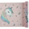 Chemin De Table Licorne Rose 5 M -Vacances Vaisselle Magasin product 391