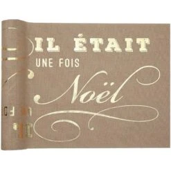 Chemin De Table Il était Une Fois Noël Couleur Naturelle 3 M -Vacances Vaisselle Magasin product 395