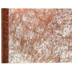 Chemin De Table Fanon Métallisé Premium Couleur Cuivre 25 M -Vacances Vaisselle Magasin product 409