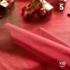 Chemin De Table Organdi Métallisé Rouge 5 M -Vacances Vaisselle Magasin product 422