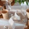 Chemin De Table Organdi Métallisé Argent 5 M -Vacances Vaisselle Magasin product 447