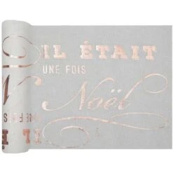 Chemin De Table Il était Une Fois Noël Couleur Blanche 3 M -Vacances Vaisselle Magasin product 450