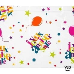 Nappe Anniversaire Festif Multicolore 2,20 M