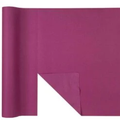 Vacances Vaisselle Magasin 3 Chemin De Table Non-tissé Premium Aubergine 4,8 M Table'Colors