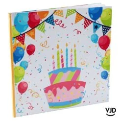 Livre D'or Carnaval Arlequin Multicolore 24 Cm X 24 Cm -Vacances Vaisselle Magasin product 508