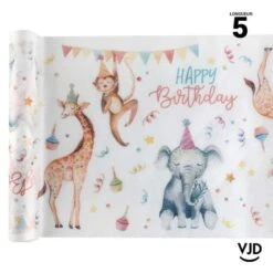 Chemin De Table Happy Kiddies Multicolore 5 M