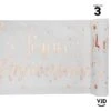 Chemin De Table Joyeux Anniversaire Rose Gold Métallisé 3 M -Vacances Vaisselle Magasin product 530