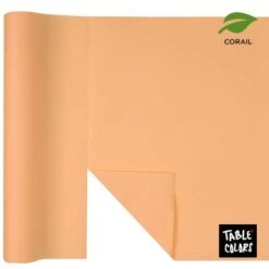 Chemin De Table Non-tissé Premium Corail 4,8 M Table'Colors -Vacances Vaisselle Magasin product 57