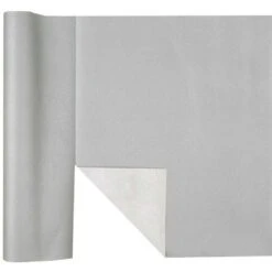 Vacances Vaisselle Magasin 5 Chemin De Table Non-tissé Premium Argent 4,8 M Table'Colors