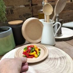 Rondin En Bois Naturel Centre De Table 30 Cm -Vacances Vaisselle Magasin rondin bois 30 cm 5