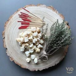 Rondin En Bois Naturel Massif Centre De Table 26 X 4 Cm -Vacances Vaisselle Magasin rondin en bois naturel massif centre de table 26cm x 4 cm 1