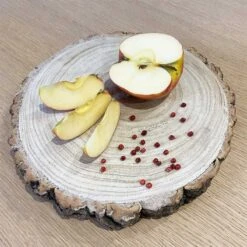 Rondin En Bois Naturel Massif Centre De Table 26 X 4 Cm -Vacances Vaisselle Magasin rondin en bois naturel massif centre de table 26cm x 4 cm 3