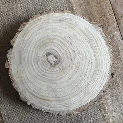 Rondin En Bois Naturel Massif Centre De Table 26 X 4 Cm -Vacances Vaisselle Magasin rondin en bois naturel massif centre de table 26cm x 4 cm 4