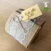 Ruban De Table Jute Dentelle 5 M -Vacances Vaisselle Magasin ruban de table jute dentelle 5 metres