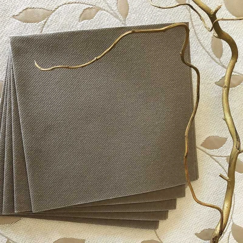 50 Serviettes élégance Non-tissées Argile 40 X 40 Cm 4 50 Serviettes élégance Non-tissées Argile 40 X 40 Cm – Image 2