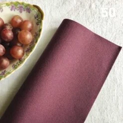 50 Serviettes élégance Non-tissées Aubergine 40 X 40 Cm -Vacances Vaisselle Magasin serviette en non tisse aubergine 40 x 40cm 2