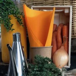 50 Serviettes élégance Non-tissées Mandarine 40 X 40 Cm -Vacances Vaisselle Magasin serviette en non tisse mandarine 40 x 40cm 1