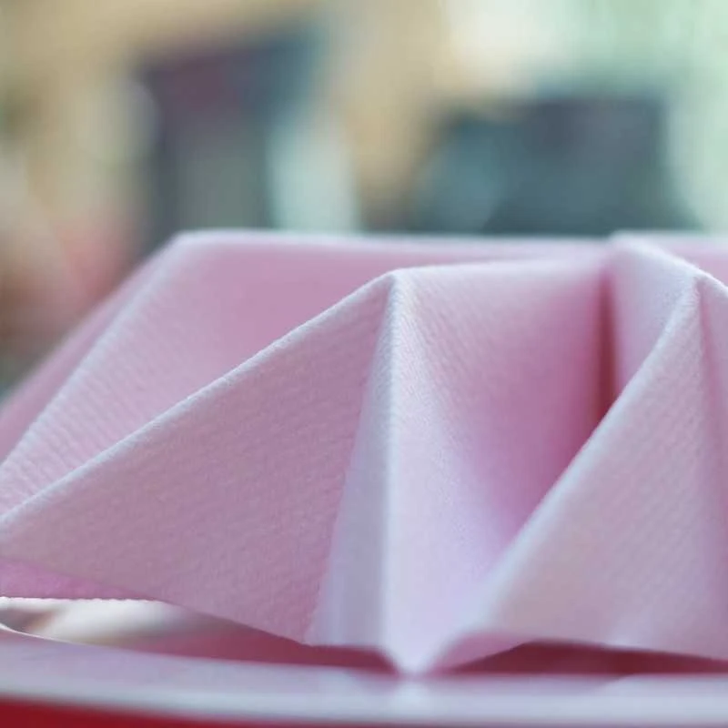 50 Serviettes élégance Non-tissées Rose Poudre 40 X 40 Cm 8 50 Serviettes élégance Non-tissées Rose Poudre 40 X 40 Cm – Image 6