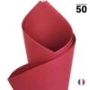 50 Serviettes En Non-tissé Façon Lin Bordeaux 40 X 40 Cm -Vacances Vaisselle Magasin serviette non tisse facon lin bordeaux 40cmx 40cm par 50