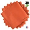 40 Serviettes Oranges Ethik Nature 40/40 Cm 2 40 Serviettes Oranges Ethik Nature 40/40 Cm -Vacances Vaisselle Magasin serviettes ehtik chic 40 x 40 orange