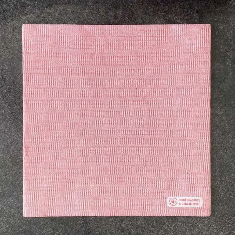 40 Serviettes Célytiss Nature Roses 40 Cm 4 40 Serviettes Célytiss Nature Roses 40 Cm – Image 2