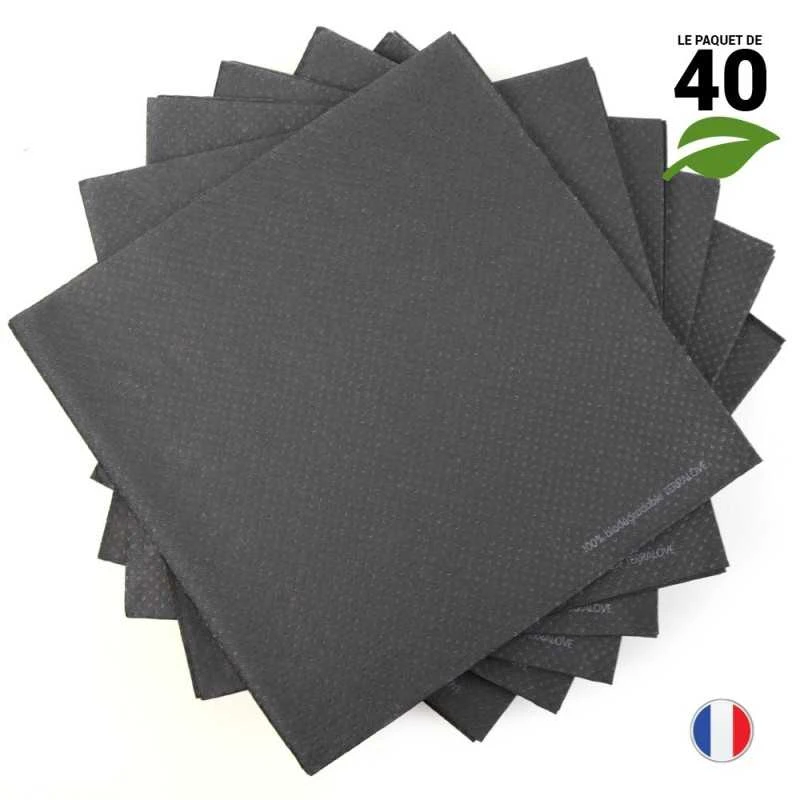 40 Serviettes Granites Ethik Nature 40 X 40 Cm 3 40 Serviettes Granites Ethik Nature 40 X 40 Cm