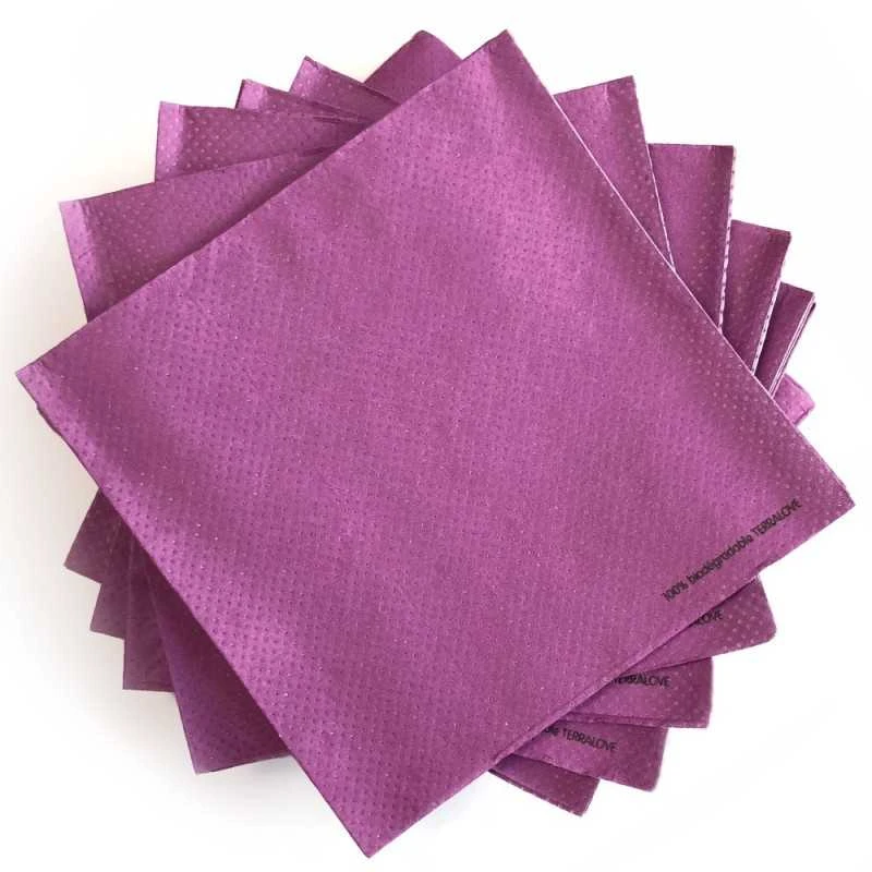 40 Serviettes Prunes Ethik Nature 40 X 40 Cm 8 40 Serviettes Prunes Ethik Nature 40 X 40 Cm – Image 6