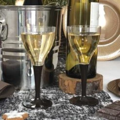 10 Verres à Pied Premium Chocolat 8 10 Verres à Pied Premium Chocolat -Vacances Vaisselle Magasin verres a pied chocolat lavables reutilisables 3