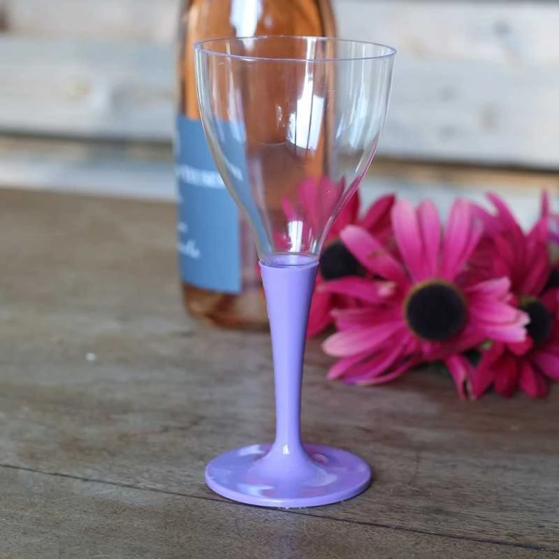 10 Verres à Pied Premium Lilas 4 10 Verres à Pied Premium Lilas – Image 2