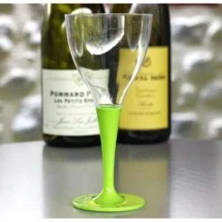 10 Verres à Pied Premium Vert Anis 8 10 Verres à Pied Premium Vert Anis -Vacances Vaisselle Magasin verres a pied premium vert anis lavables reutilisables 2