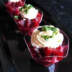 25 Verrines Apéritive Rose 9 Cl -Vacances Vaisselle Magasin verrine aperitive rose 9 cl recyclable reutilisable par 25 3