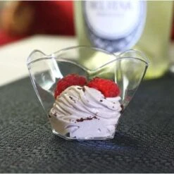 25 Verrines Apéritive Rose 9 Cl -Vacances Vaisselle Magasin verrine aperitive rose 9 cl recyclable reutilisable par 25 4