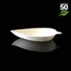 50 Verrines Feuilles Fibres Naturelles -Vacances Vaisselle Magasin verrine biodegradable feuille par 50