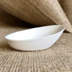 50 Verrines Ovales Biseautées Fibres Naturelles -Vacances Vaisselle Magasin verrine biodegradable ovale biseautee par 50 5