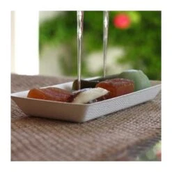 50 Mini-assiettes Verrines Nature Rectangle 13 X 6,6 Cm 10 50 Mini-assiettes Verrines Nature Rectangle 13 X 6,6 Cm -Vacances Vaisselle Magasin verrine biodegradable rectangle par 50 3