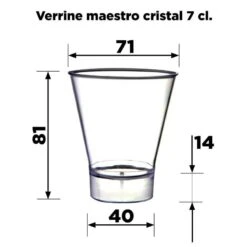 10 Verrines Cristal 16 Cl 23 10 Verrines Cristal 16 Cl -Vacances Vaisselle Magasin verrine maestro cristal 16cl reyclable reutilisable par 10 10